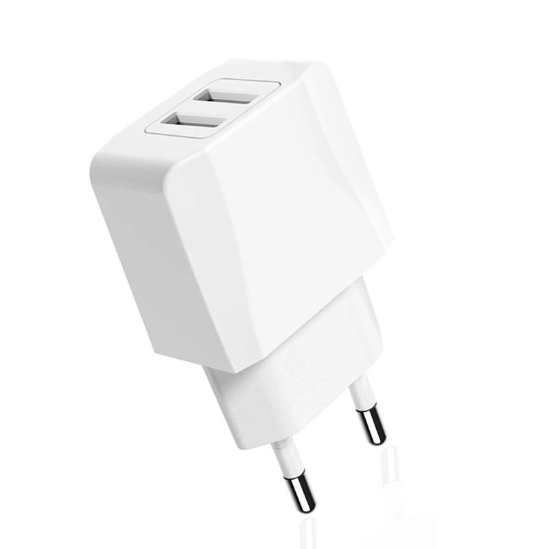 Dual USB зарядное устройство Быстрая зарядка 5 в 2.1A Smart Интеллектуальный Сейф огнестойкие USB зарядное устройство для Европы
