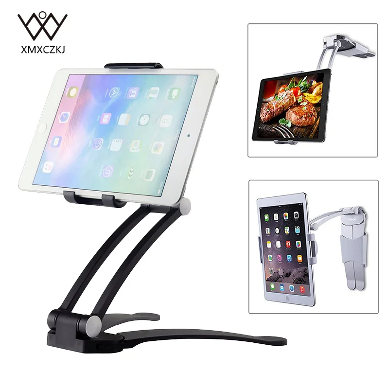 

Kitchen Tablet Phone Holder For 4.92"-7.48" Inch Width For ipad Flexible Tablet Mount Stand 2-in-1 Kitchen Wall Desktop Holder