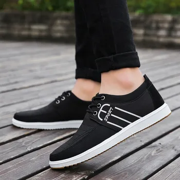 

2019 Sneakers Men Casual Shoes Lace Up Canvas Men Shoes Mixed Color Trainers Sneakers Men Casual Shoes