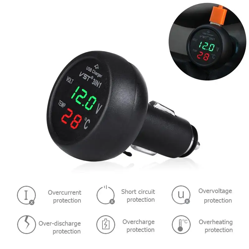 MARINE RV CAR TRUCK TRAILER WHITE MINI USB CHARGER INPUT 12-24V OUTPUT 5V//2.1A