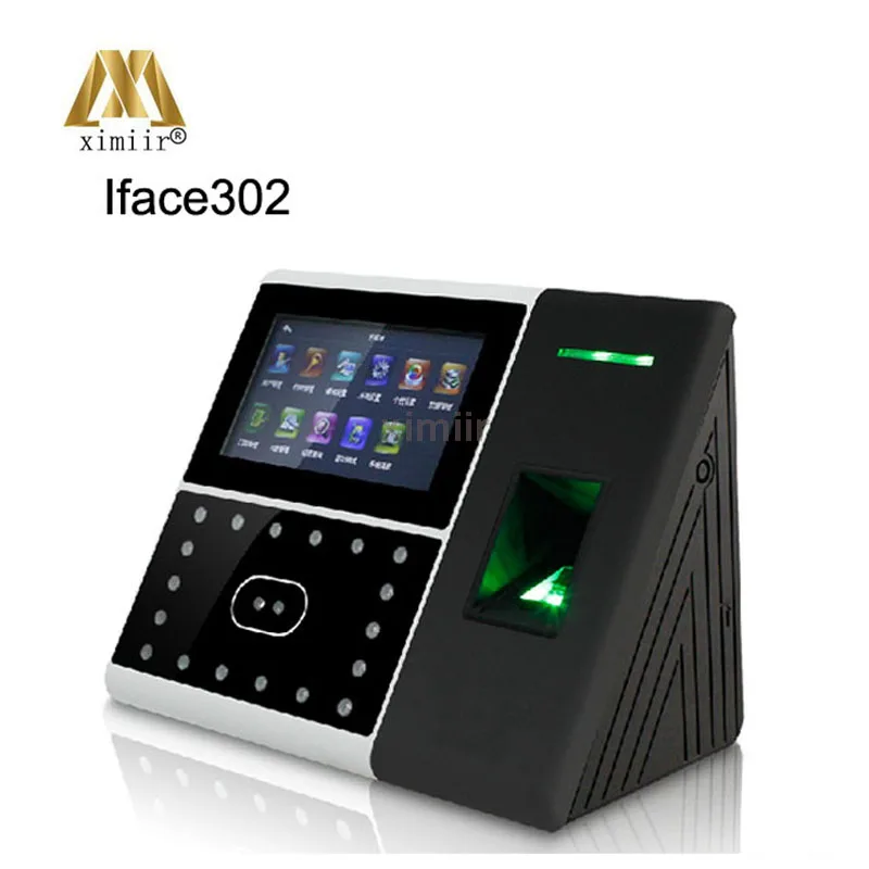 WI-FI TCP/IP RS232/485 устройство записи посещаемости Iface302 отпечаток лица посещаемость времени контроля доступа по отпечаткам уход за кожей лица машина посещаемости времени