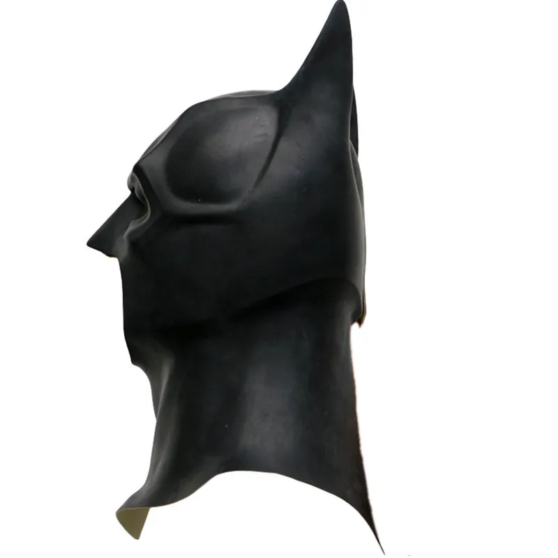 Костюм Бэтмена, косплей маска шлем Брюс способ супергероя забавная Маска латекс полный уход за кожей лица Apex уши взрослых маски, реквизит для Хэллоуина вечерние Для мужчин