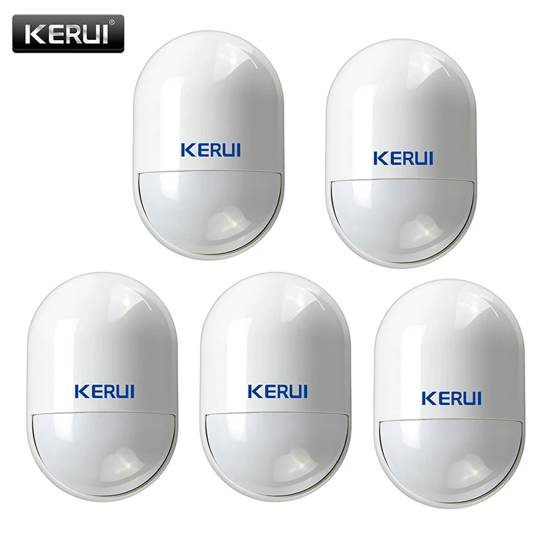 

KERUI 5pcs/lot Wireless PIR Motion Detector Anti-tamper Infrared Detector Smart Motion Sensor For Home Security Alarm System