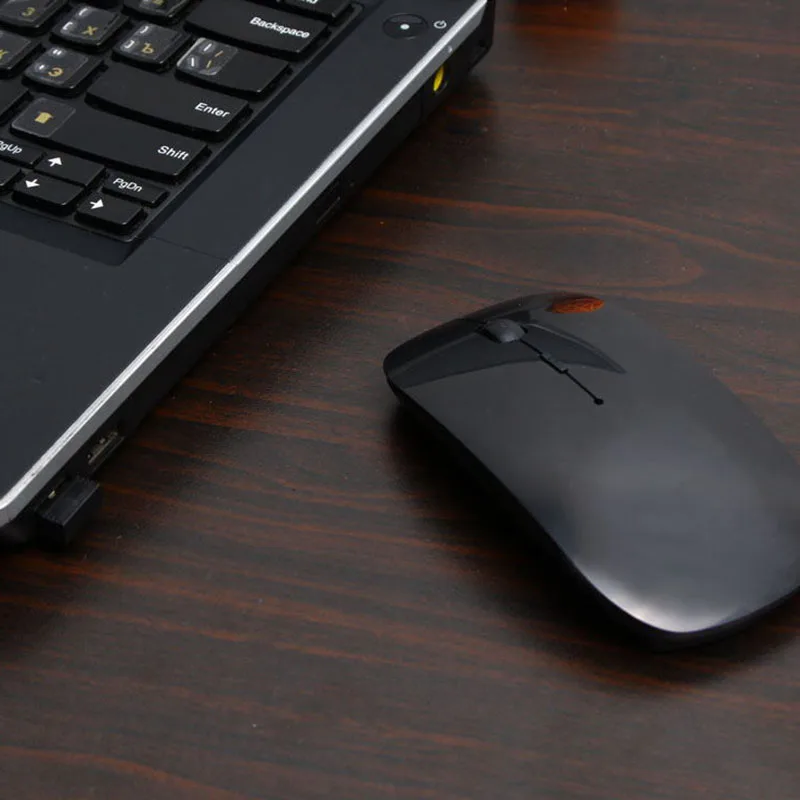 1600 DPI 2 4G USB оптическая беспроводная компьютерная мышь Ультратонкая s для ПК