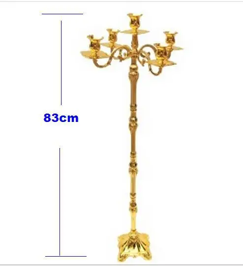 Branch Centerpiece Candelabra : Cm height gold metal floor candelabra wedding