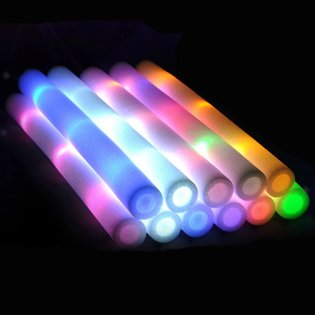 1PCS Foam Led Toy Multi Color Glow Light Toy Stick Led Foam Baton Glow