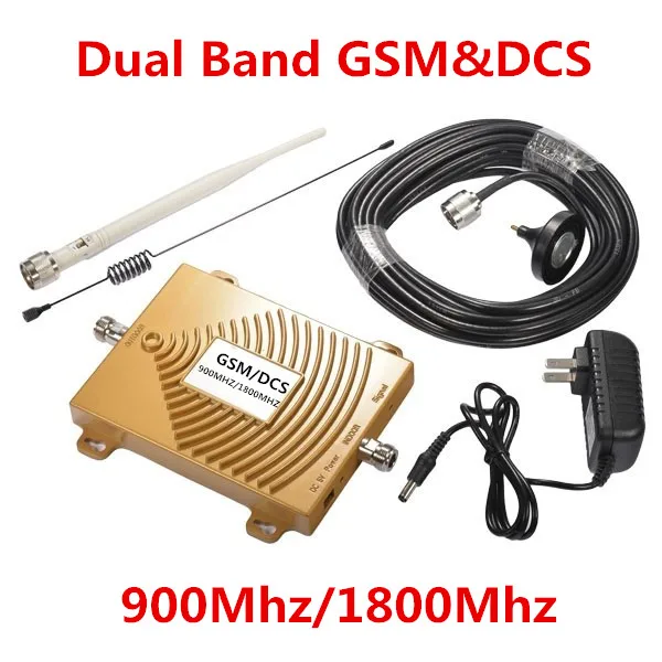 

Perfect product !!! Dual Band GSM 900MHZ & DCS 1800mhz Signal Booster GSM Repeater DCS amplifier +indoor outdoor antenna 1 Sets
