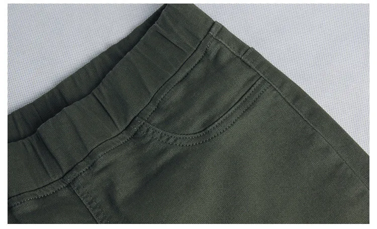2018 fashion locomotive models Europe and the United States trend women's slim stretch thin high waist women's denim pencil pants elastic pants (11)