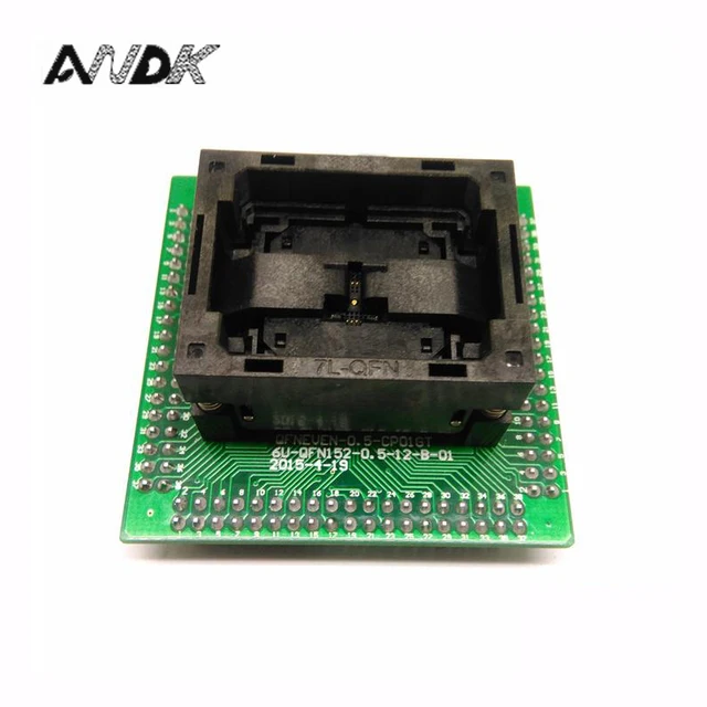 QFN socket IC Test Adapter Pitch 0.5mm IC550 0324 007 G Programming Socket Size 5*5 Flash