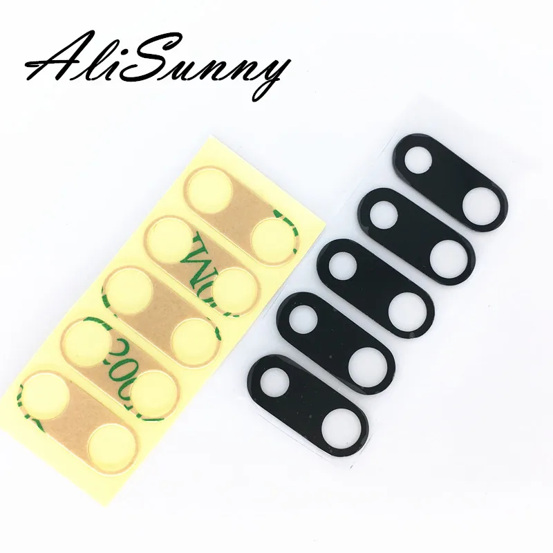 phone lenses for iphone AliSunny 50set  Back Camera Glass Lens for iPhone 7 8 Plus X XS Max XR Rear Cam Cover Ring 3M Sticker Adhesive Replacement Parts sony lens for mobile