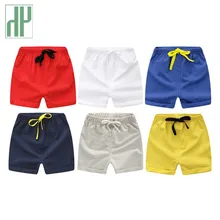 Шорты для маленьких мальчиков; летние хлопковые детские шорты для девочек; спортивные брюки для малышей; детские штаны; летние пляжные свободные шорты
