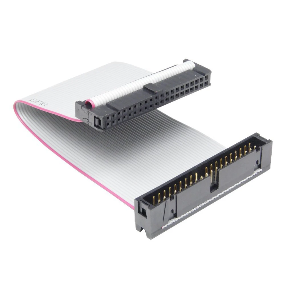 40 Pin 30cm Flat Ribbon Cable Male to Female PATA Hard Drive IDE Data