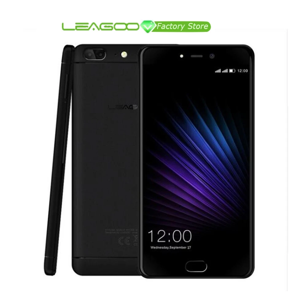 

Leagoo T5 4G Mobile Phone Fingerprint ID Android 7.0 MT6750T Octa Core 5.5"FHD 1920*1080 4GB RAM 64GB ROM 13.0MP Dual Real Cams