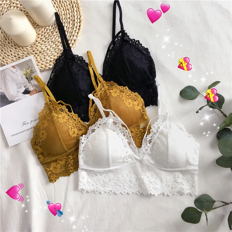 

Spring and Summer of 2019 Suspension Belt Wrapped Chest Bottom and Anti-wear Beautiful Back Bra Underwear
