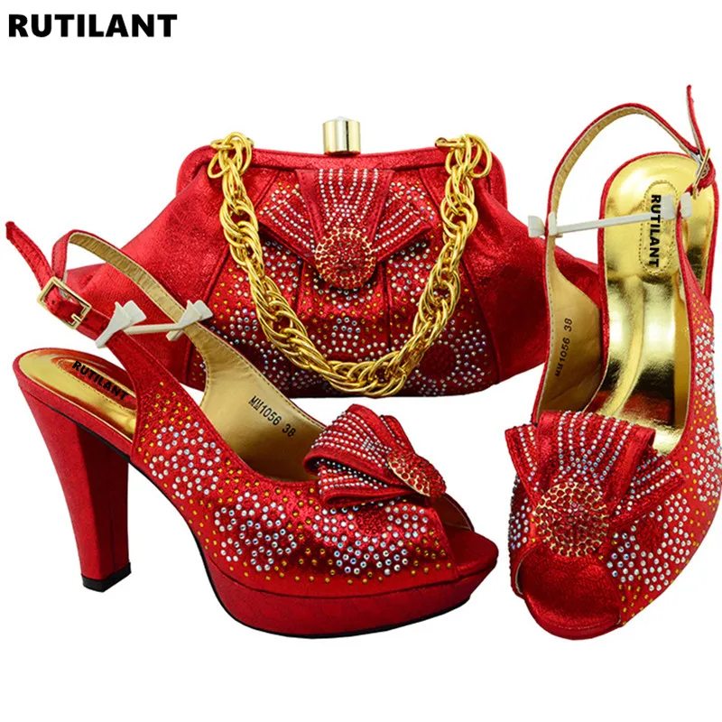 Dames Italiaanse Vrouwen Schoenen en Tas Set Versierd met Strass Bijpassende Schoenen en Tas Set Party Schoen en Tas Pompen vrouwen Schoenen Dames Italiaanse Vrouwen Schoenen en Tas Set Versierd met Strass Bijpassende Schoenen en Tas Set Party Schoen en Tas Pompen vrouwen Schoenen