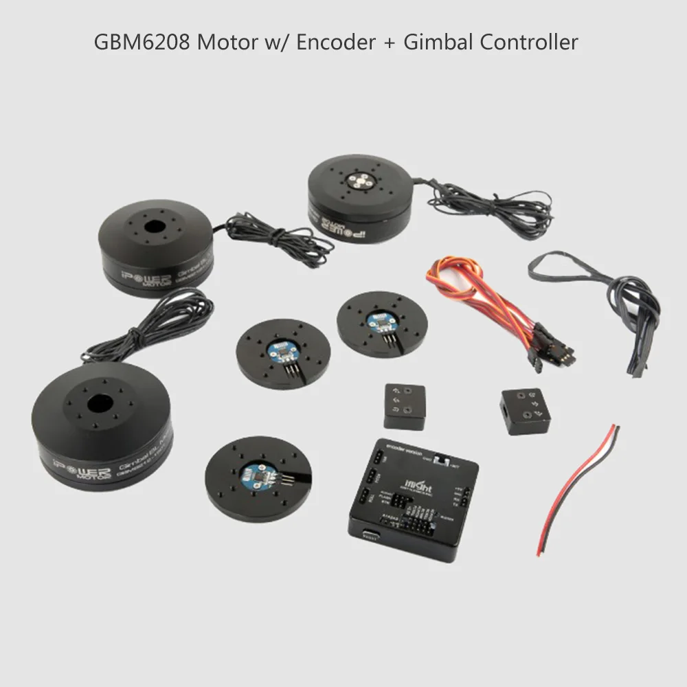 

3pcs GBM6208H-150TBrushless Gimbal Motor&AS5048A Encoder w/ 32bit Alexmos BGC for Canon 5D Handheld Gimbal Stabilizer