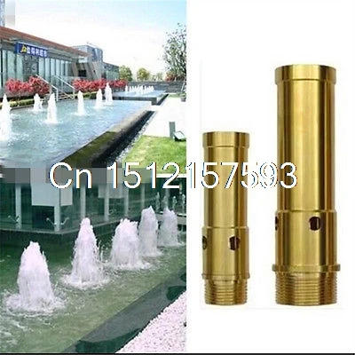 

1/2"inner 3/4"outer Brass Universal Water Flow Straight Garden Fountain Nozzle
