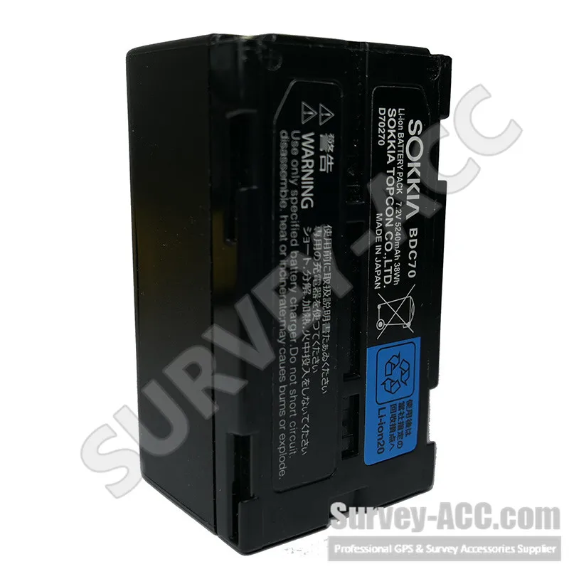 

NEW BDC70 BDC-70 7.2V/5200mAH Li-ion battery,for total Station and GPS