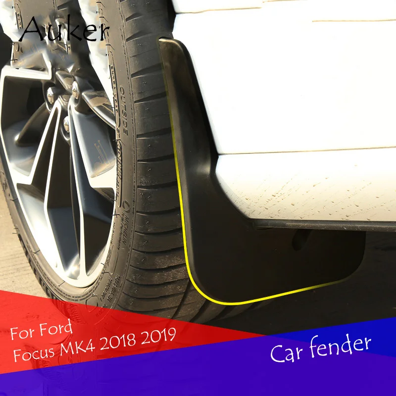 

Car Mudflaps Splash Guards Front Rear Mudguards Fender Accessories Car Styling 4Pcs/Set For Ford Focus Focus4 MK4 2018 2019