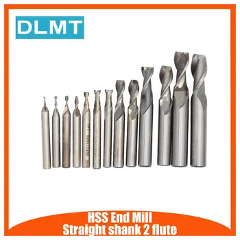 

1PC HSS CNC Straight Shank 2 Flute End Mill Cutter Drill Bit Metalworking Tool 15/16/17/18/19/20mm for Milling Machine