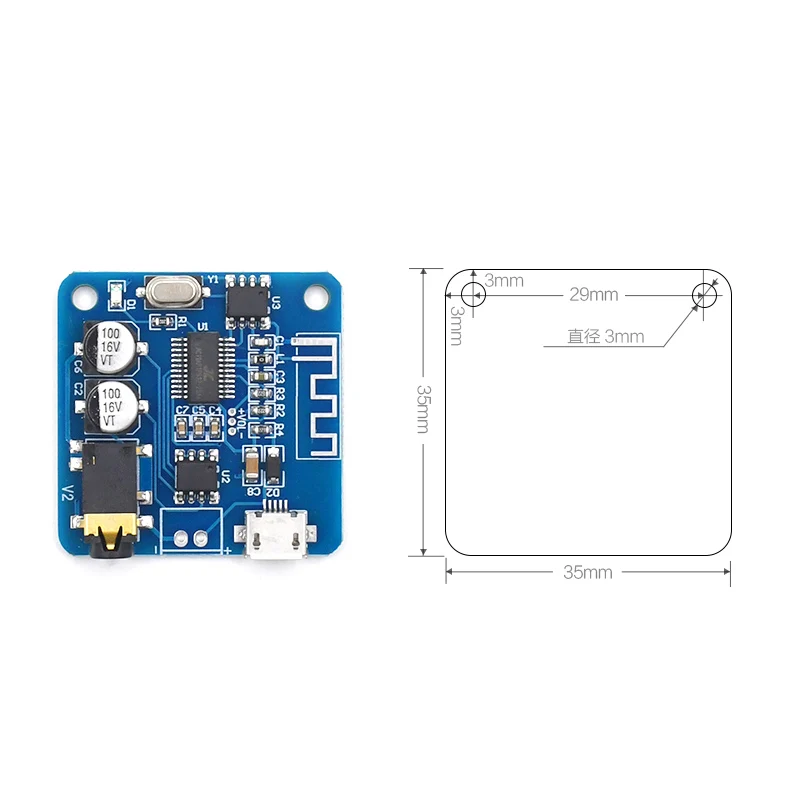 Новое обновление 5,0 Bluetooth модуль без потерь передача Bluetooth приемник Bluetooth декодер плата модификация DC 5 В XH-A252