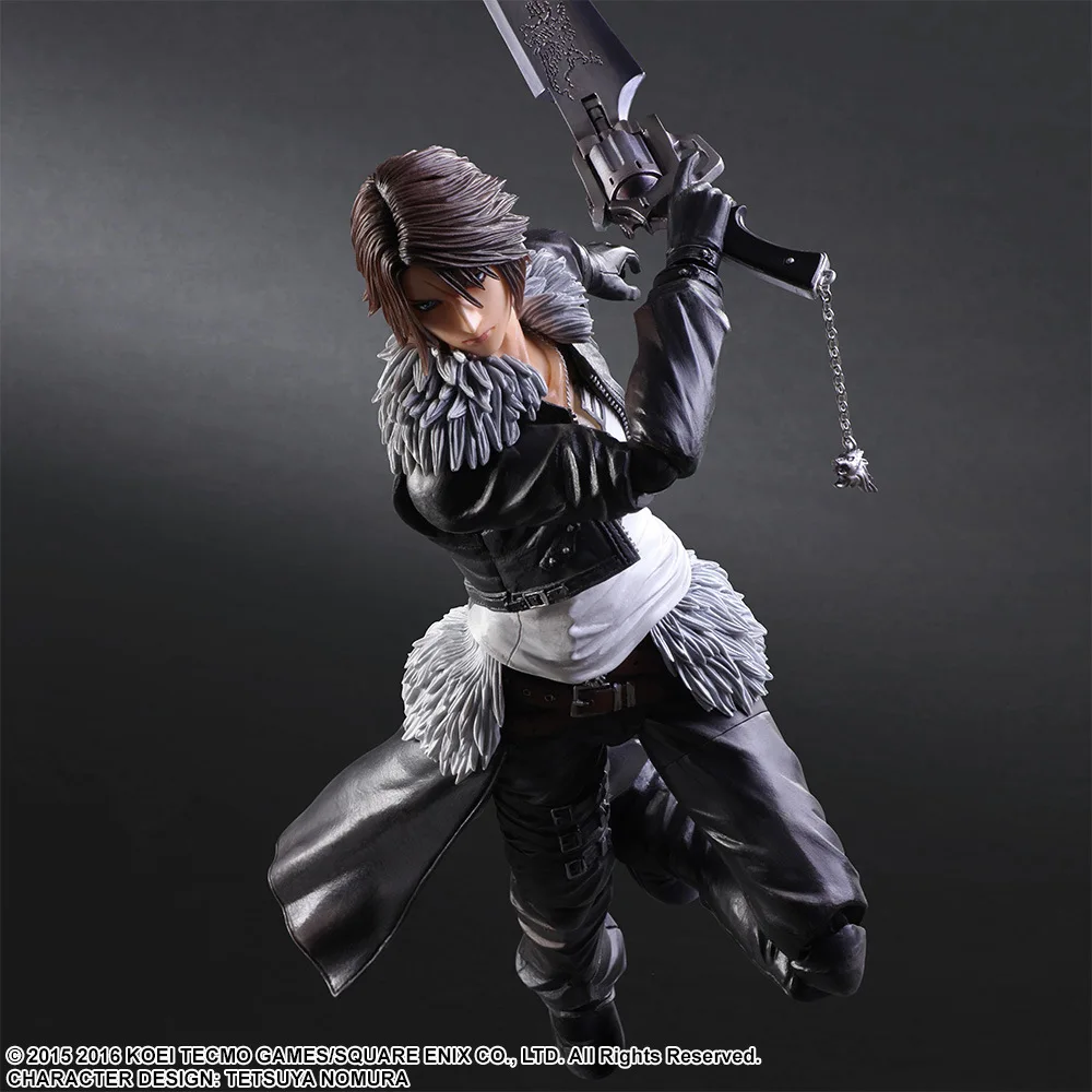 PLAY ARTS 27 см Final Fantasy VII Squall Leonhart фигурка модель игрушки