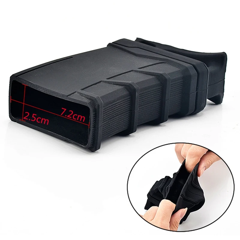 

Tactical Hunting Fast Magazine Rubber Pouch for M4 Pouch Bag 5.56 quick pull sleeve Holster Hunting Accessories