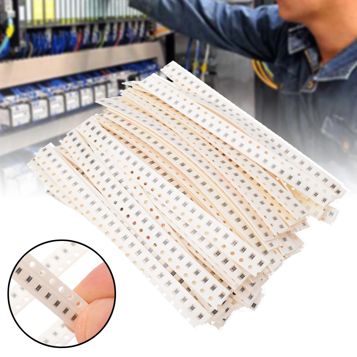 2000pcs High Stability SMD Resistors Assortment Kit 80 Values 0805 1% Precision 10R-910K SMD Resistor