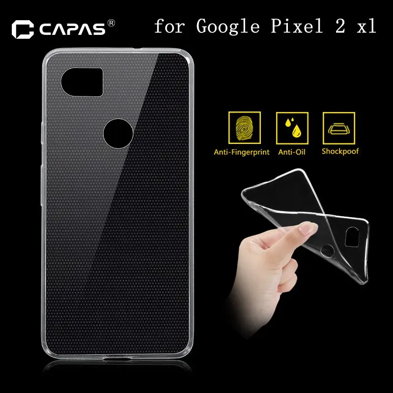 TPU Cover for Google Pixel 2 XL /for Case Soft Silicone Transparent Clear CAPAS XL2 Back | Мобильные телефоны и