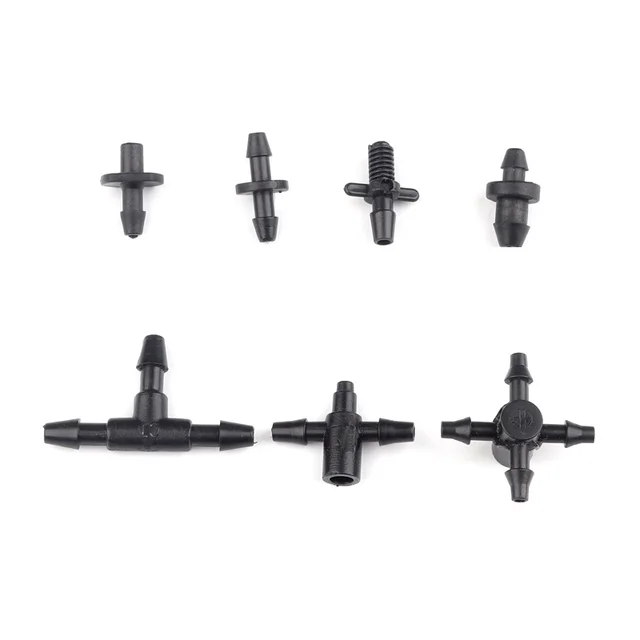 50Db 8Kinds 3/5 Mm -Es Kerti Tömlő Csatlakozók Mikrocsepp Öntözőrendszer Víztömlő Póló -Osztók Dugó Vízcsatlakozók - Image 2