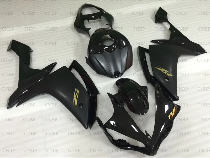 Для YAMAHA YZFR1 2007-2008 обтекателя Наборы YZF1000 R1 2007 мотоциклов обтекателя YZFR1 07 Черный обтекателя