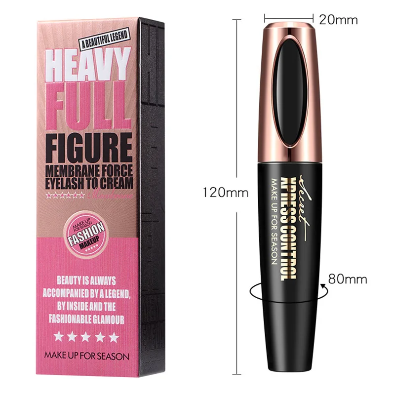 Mascaras макияж для ресниц 4D удлинение толстая завивка долговечная