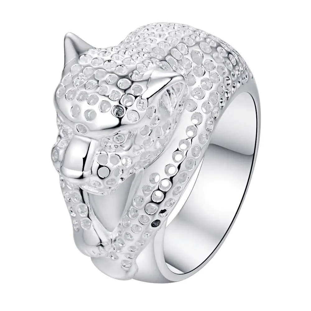 

tiger lucky shiny Silver Ring Fine Fashion Women&Men Gift Silver Jewelry for Women, /YKLQOLHB EOLKLJBB