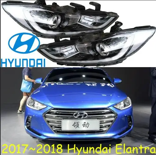 1 шт. HID,~, автомобильный Стайлинг, фары для HUNDAI Elantra, Solaris, accent, Elantra, Genesis, i10, i20, santa fe, lantra; Elantra Головной фонарь - Цвет: one pairs 2pocs