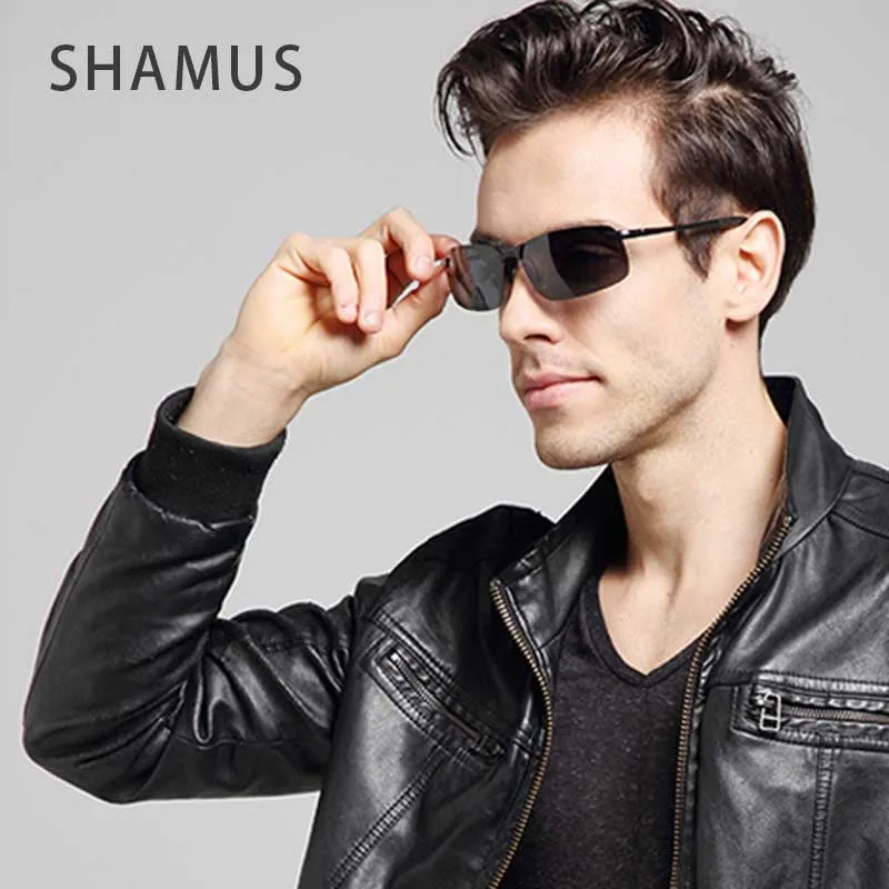 Shamus Brand Sunglass With Bag Polarized Glasses Men's Driving