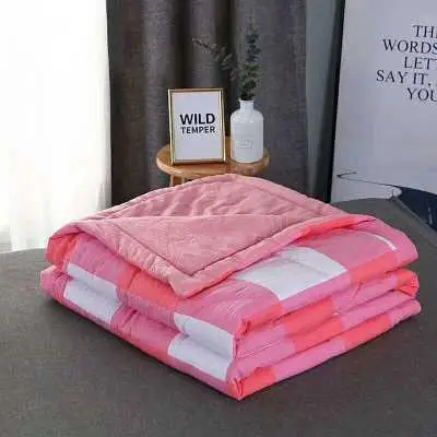 JaneYU мыть хлопок в летнее одеяло прохладное одеяло хорошее качество хлопок Щепка подарки летнее одеяло - Цвет: as picture