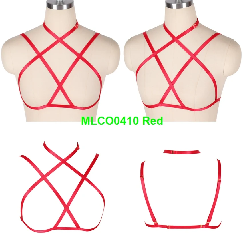 Пикантные нагрудный ремень кожаный ремень Caged Bralette настроить плюс Размеры стимпанк готический выдалбливают сексуальное женское белье