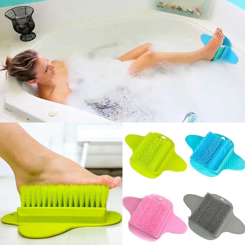 Adult Foot Cleaner Scrub Sucker Brush Exfoliating Feet Scrubber Washer Bath Spa Shower Remove