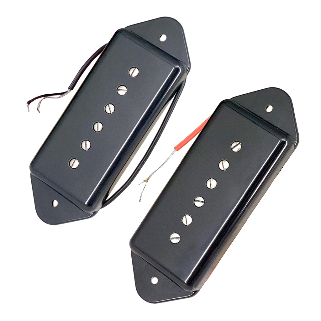 1 Pair Soapbar P90 Guitar Pickups Neck&Bridge for LP Guitar Replacement Parts