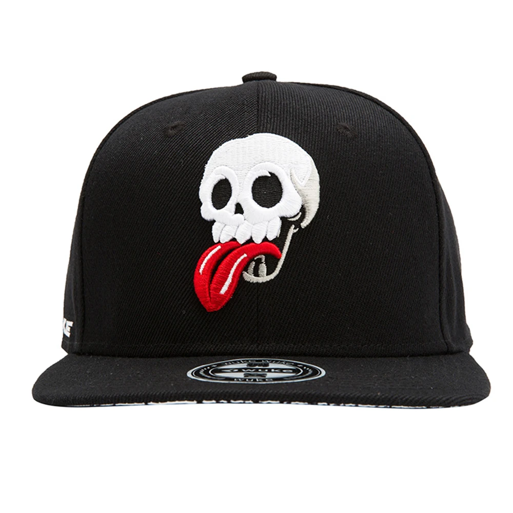 Модная хип хоп шляпа с вышитым черепом Snapback шапки кепки для мужчин и женщин