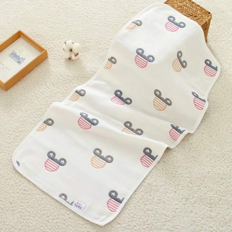 Toalha de Bebê Urso dos Desenhos Toalha de Lavagem Toalha de Pano de Limpeza 25*50cm de Alta Qualidade Algodão Animados Bebê Lenço Crianças Alimentação 35 High Quality Mamãe e Bebê