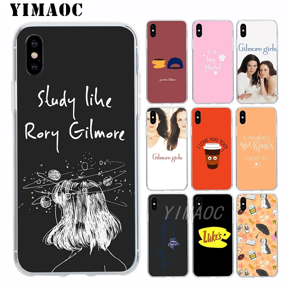 

YIMAOC Gilmore Girls Soft Silicone Case for Apple Iphone 11 Pro Xr Xs Max X 10 8 Plus 7 6S 6 Plus SE 5S 5 7Plus 8Plus
