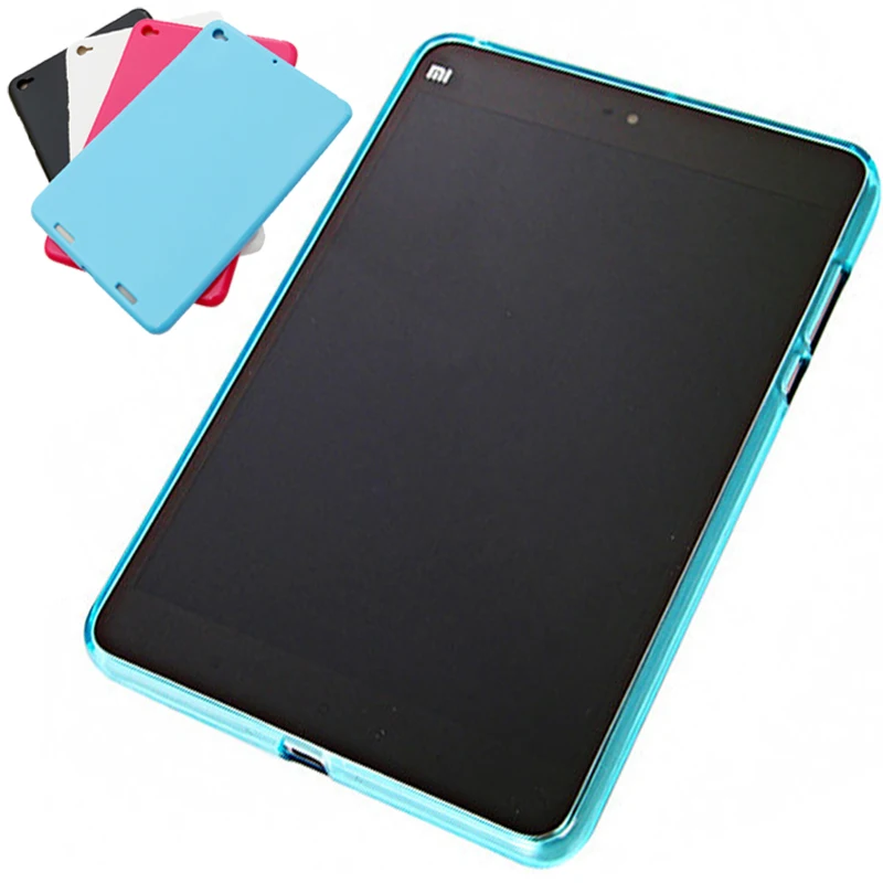 

Soft Silicone phone cover case for Xiaomi mipad 2 / mi pad 2 / mipad2 7.9 inch tablet back case drop resistance protective shell