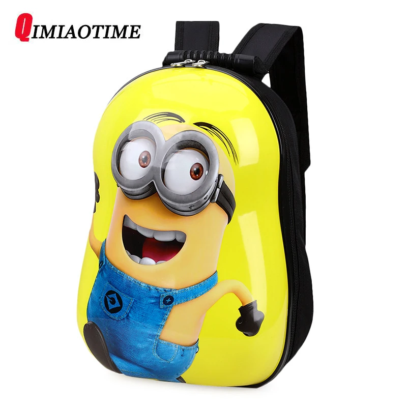 

Male and Female Children's School Bag Cartoon 13-inch High Quality Plastic Waterproof Backpack Kindergarten Pupils School Bag