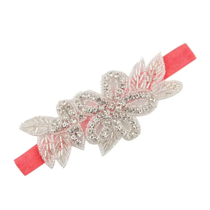 Baby Headband Baby Hair Accessories Headbands Rhinestone Flower Hair Accessories For Girls Infant Hair Band 15