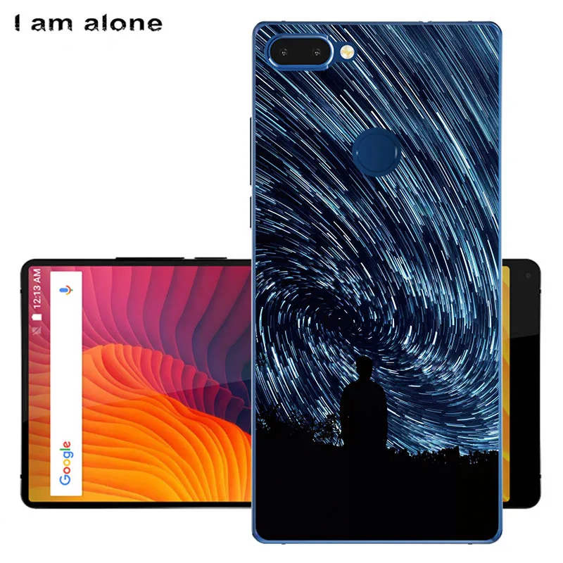 Чехлы для телефонов I am alone для Vernee Mix 2, 6,0 дюйма, мягкие чехлы из ТПУ для мобильных телефонов с мультяшным принтом для Vernee Mix, 2 сумки