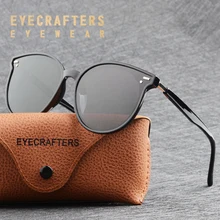 Роскошные TR90 свет Вес солнцезащитные очки «кошачий глаз» для Для женщин Винтаж большие солнечные очки черный поляризационные солнцезащитные очки, солнечные очки