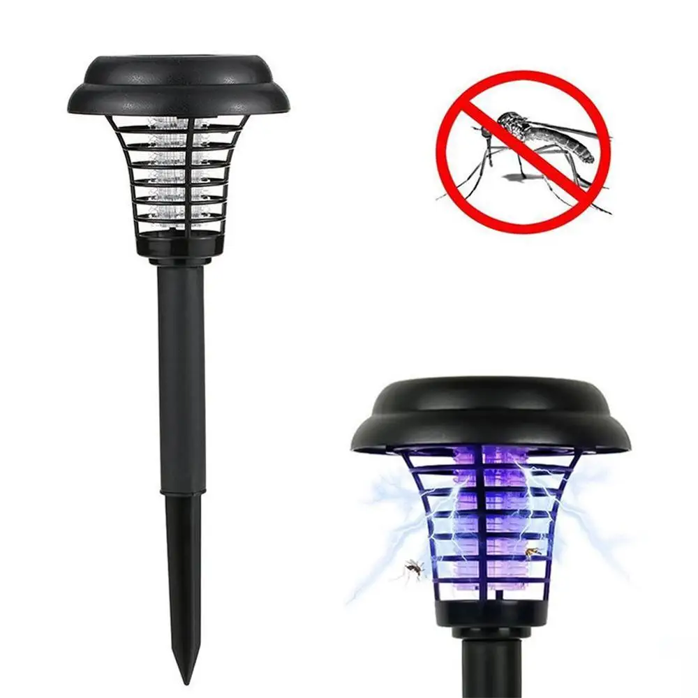 

Solar Powered Mosquito Killer Lamp LED Insect Bug killer Light For Indoor Outdoor Garden Anti Electric Fly Pest Zapper Lights