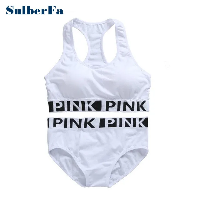 SulberFa Women White Underwear Comfortable Wireless Loungewear Lingerie