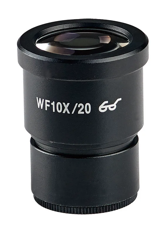 Бесплатная доставка диаметр 30 мм супер широкое поле WF10x 20 окуляр микроскопа для